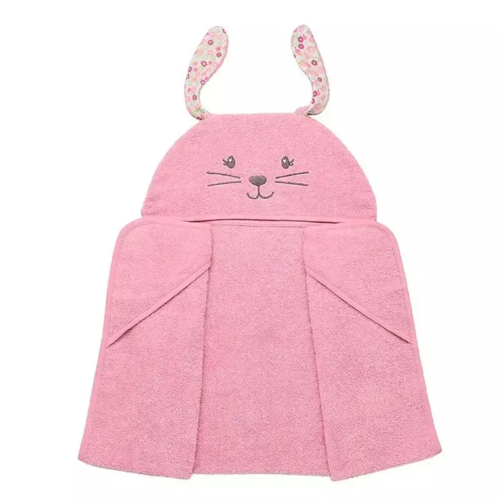 Little Me | Baby Boys Or Baby Girls Bunny Cotton Hooded Bath Towel